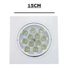 Kit 15 Spot Embutir Quadrado 12W 3500L 12 Leds Splr12W