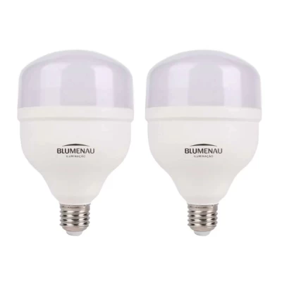 Kit 2 Lâmpada LED T120 E27 50W Bivolt Branco frio Blumenau