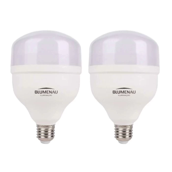 Kit 2 Lâmpada LED T120 E27 50W Bivolt Branco frio Blumenau