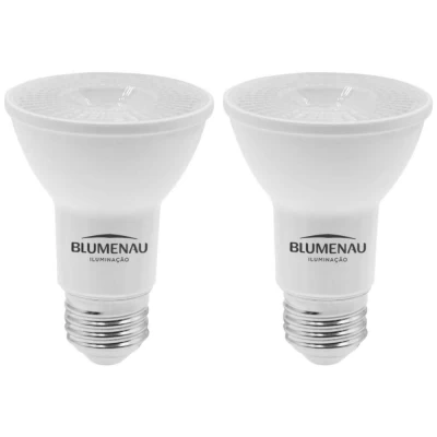 Kit 2 Lâmpada Led Par20 E27 4,8W 2700K Bivolt Blumenau