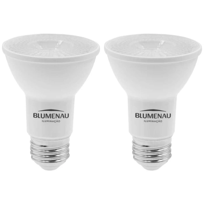 Kit 2 Lâmpada Led Par20 E27 4,8W 2700K Bivolt Blumenau