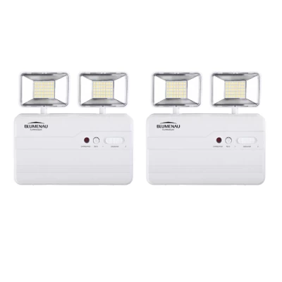 Kit 2 Luminária de Emergência LED Blumenau 10W 6.500K Novo