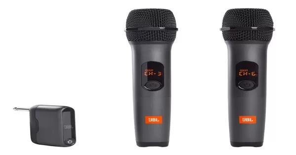 Kit 2 Microfones Sem Fio JBL Wireless Microphone Preto - GAMES ...