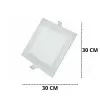 Kit 2 Painel Backlight De Embutir 24W Bivolt 6500K G-light