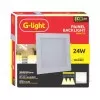 Kit 4 Painel Slim Ecoled Quadrado Embutir 24W 6500K G-light