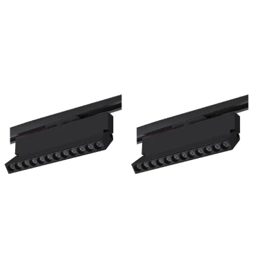 Kit 2 Projetor Duli P Trilho Bivolt Nordecor 12W 4000K Preto