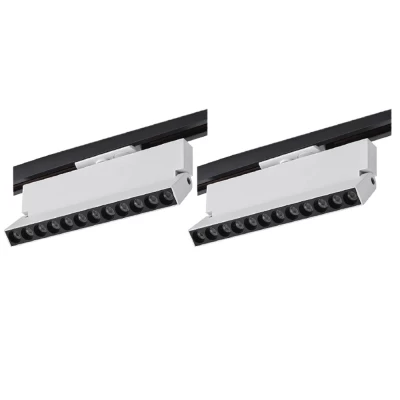 Kit 2 Projetor Led Trilho Bivolt Branco Nordecor 12W 3000K