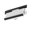 Kit 8 Projetor Led Para Trilho Bivolt Nordecor 12W 3000K