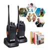 Kit 2 Rádio Comunicador Walk Talk Baofeng Preto BF-777S