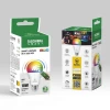 Kit 4 Smart Lâmpada Wi-Fi 10W RGB E27 Bivolt Taschibra