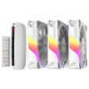 Kit 3 Coolers Fan Sangue Frio 120mm White Reverse Novo