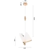 Kit 2 Pendente Led Honen Borboleta Dourado 6W 3000K Nordecor