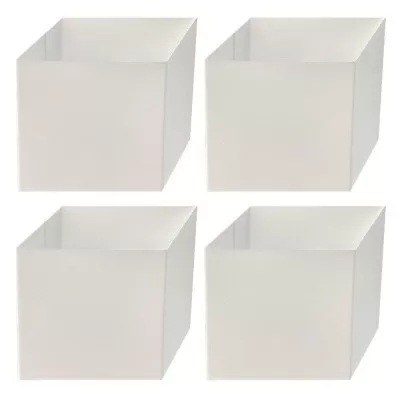 Kit 4 Arandela Cubo 3D Branco 60W Bivolt Blumenau