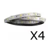 Kit 4 Fita Led 12v 60Leds/m 6w/m 4100k Ip20 8mm Blumenau 5m