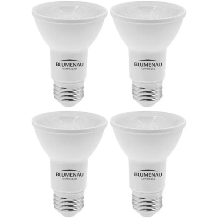 Kit 4 Lâmpada Led Par20 Bivolt 4,8W 4000K Luz neutra