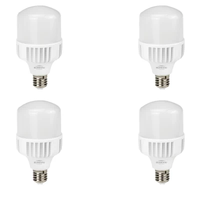 Kit 4 Lâmpada Led Ultra Bivolt 80W 7200lm 6.500K Novo