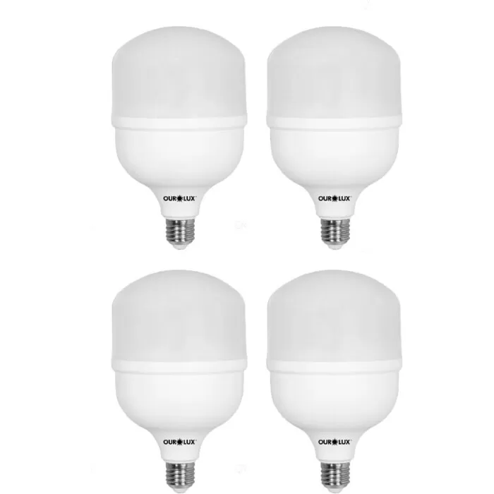 Kit 4 Lâmpada Superled E27 20W 6500K Bivolt Ourolux Novo