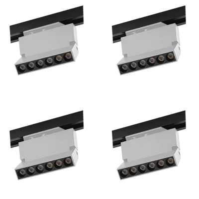 Kit 4 Projetor Led Duli Bivolt Nordecor 6W 3000K Branco