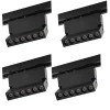 Kit 4 Projetor Led Duli Bivolt Nordecor 6W 3000K Preto