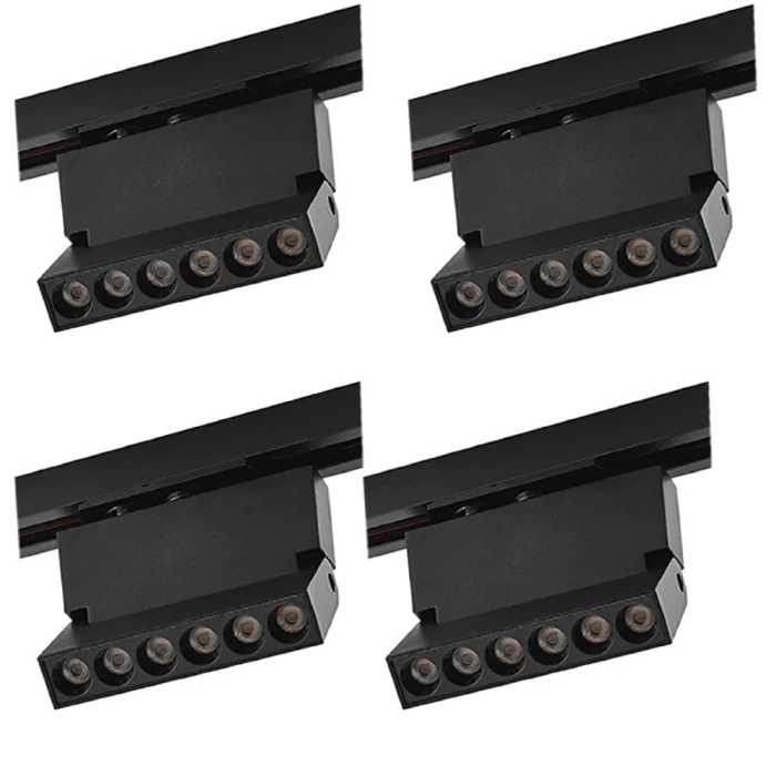 Kit 4 Projetor Led Duli Bivolt Nordecor 6W 3000K Preto