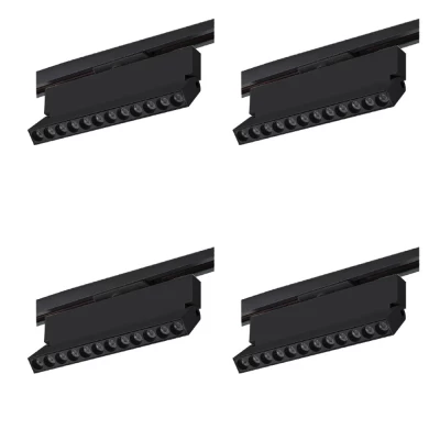 Kit 4 Projetor Duli Para Trilho Bivolt Nordecor 12W 4000K