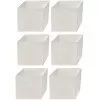 Kit 6 Arandela Cubo 3D Branco 60W Bivolt Blumenau