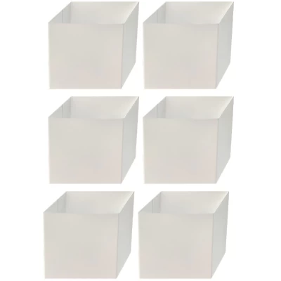 Kit 6 Arandela Cubo 3D Branco 60W Bivolt Blumenau