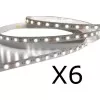 Kit 6 Fita Led 12v 2835 5,4w/m 4000k 5 Metros Mbled 7003