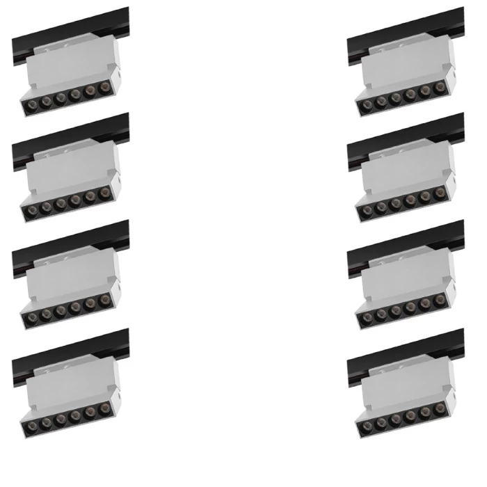 Kit 6 Projetor Led Duli Bivolt Nordecor 6W 3000K Branco