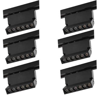 Kit 4 Projetor Led Duli Bivolt Nordecor 6W 4000K Preto