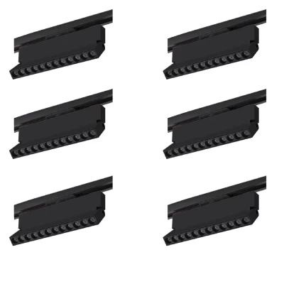 Kit 6 Projetor Duli Para Trilho Bivolt Nordecor 12W 4000K