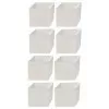 Kit 8 Arandela Cubo 3D Branco 60W Bivolt Blumenau