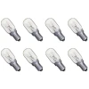 Kit 8 Lâmpada Incandescente P/Micro Ondas E14 220v Taschibra