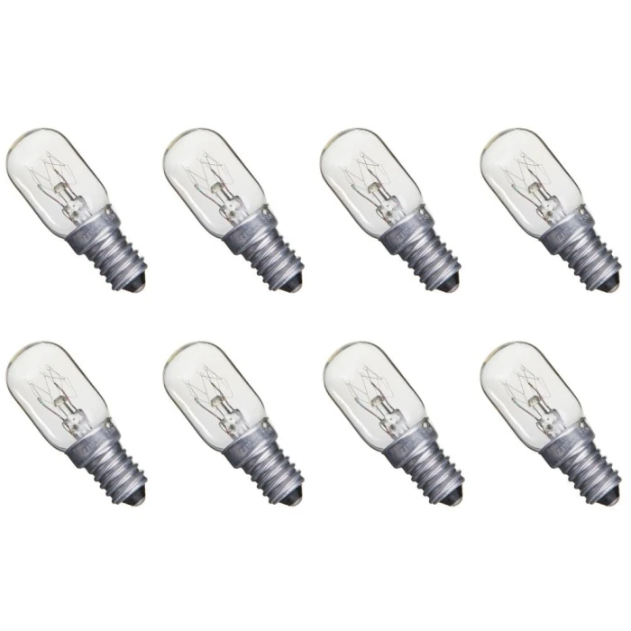 Kit 8 Lâmpada Incandescente P/Micro Ondas E14 220v Taschibra
