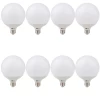 Kit 8 Lâmpada Led Balloon Mb Led G120 Bivolt 20W 3000K Novo