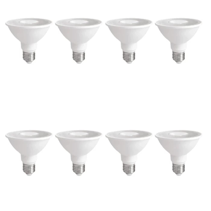 Kit 8 Lâmpadas Led Par30 Sof 12W Bivolt 3000K E27 Nordecor