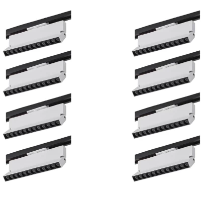 Kit 8 Projetor Duli Para Trilho Bivolt Nordecor 12W 4000K