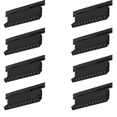 Kit 8 Projetor Duli Para Trilho Bivolt Nordecor 12W 4000K
