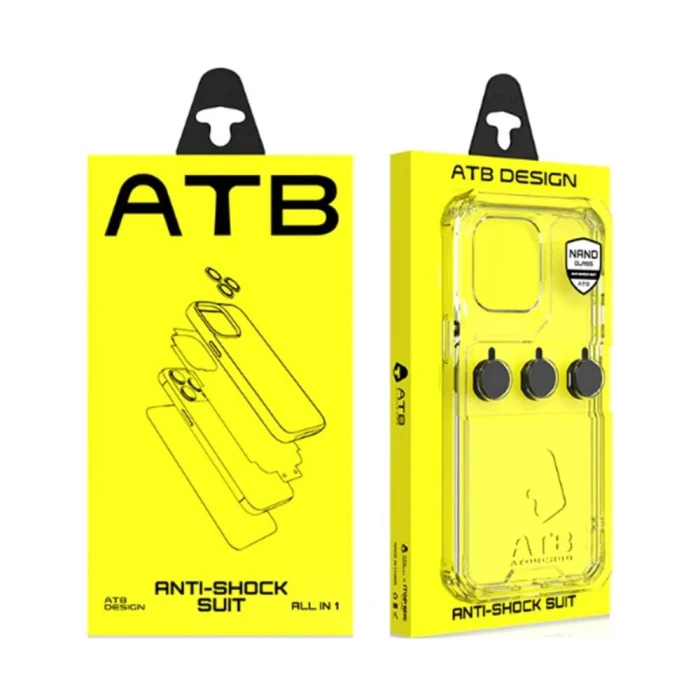 Kit Atb Anti-Shok Capa + 3 Peliculas - Iphone 12 Pro Max