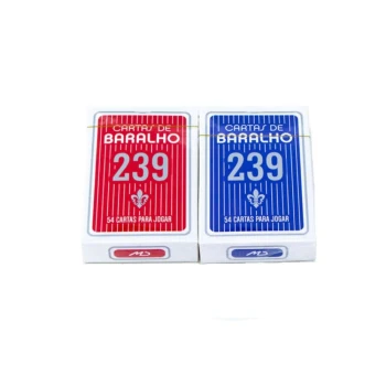 Kit Baralho Azul E Vermelho 54 Cartas H18652 Md 239