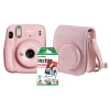 Kit Câmera Instax Mini 11 Rosa + Bolsa + 10 Filmes