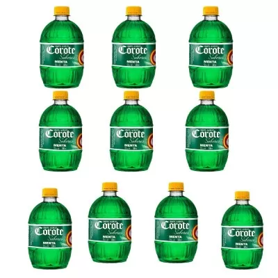 Kit Com 10 Coquetel Corote De Menta 500 ml