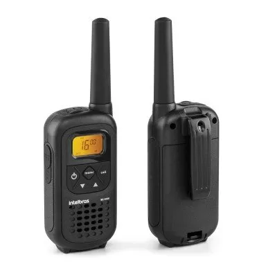 Kit Com 2 Rádios Comunicador Intelbras Walkie Talkie RC 4002