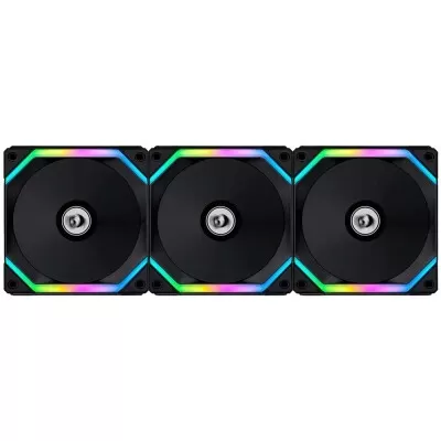 Kit Com 3 Fans Gamer Redragon Li Uni Preto SL120 RGB 120mm