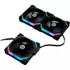 Kit Com 3 Fans Gamer Redragon Li Uni Preto SL120 RGB 120mm