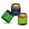 Kit Com 3 Velas Relaxantes Aromáticas 100g Bamboo/Sal/Limão