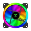 Kit Com 5 Fans Rgb Cor Preta 120mm T-TGF515 T-dagger