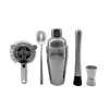 Kit Coqueteleira Para Drinks Inox 550ml 5 Peças Ct4324