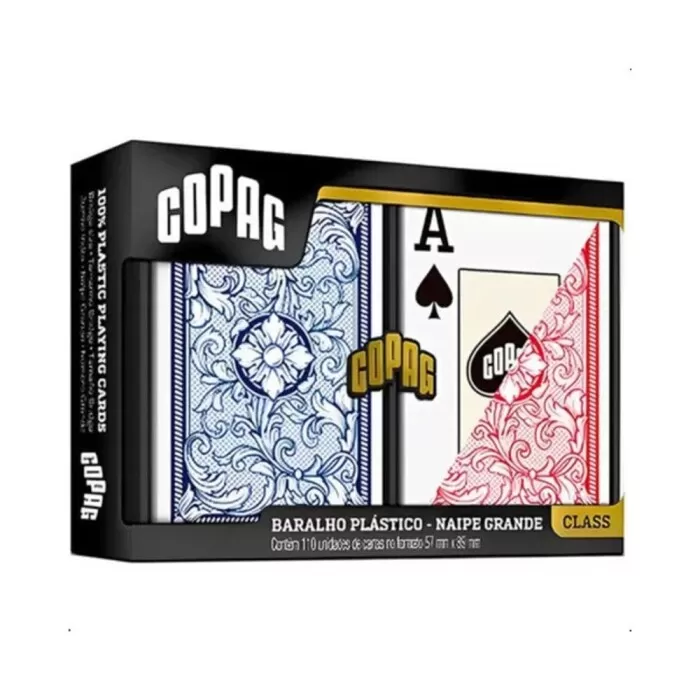 Kit De Baralho Copag Class Naipe Grande 110 cartas