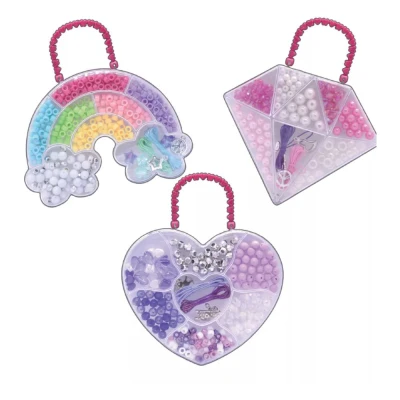 Kit De Braceletes E Colares Infantil Colorido Make Brinq
